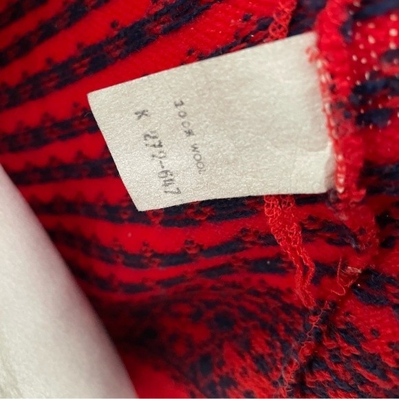 VTG Pendleton 100% Wool Made in the USA Fair Isle Nordic Cardigan Sweater Small - Picture 11 of 11